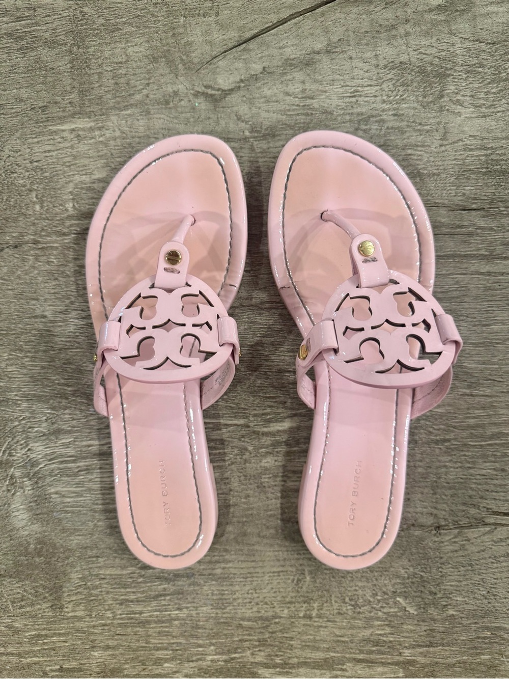 Tory Burch Miller Leather Sandals (PETUNIA)
